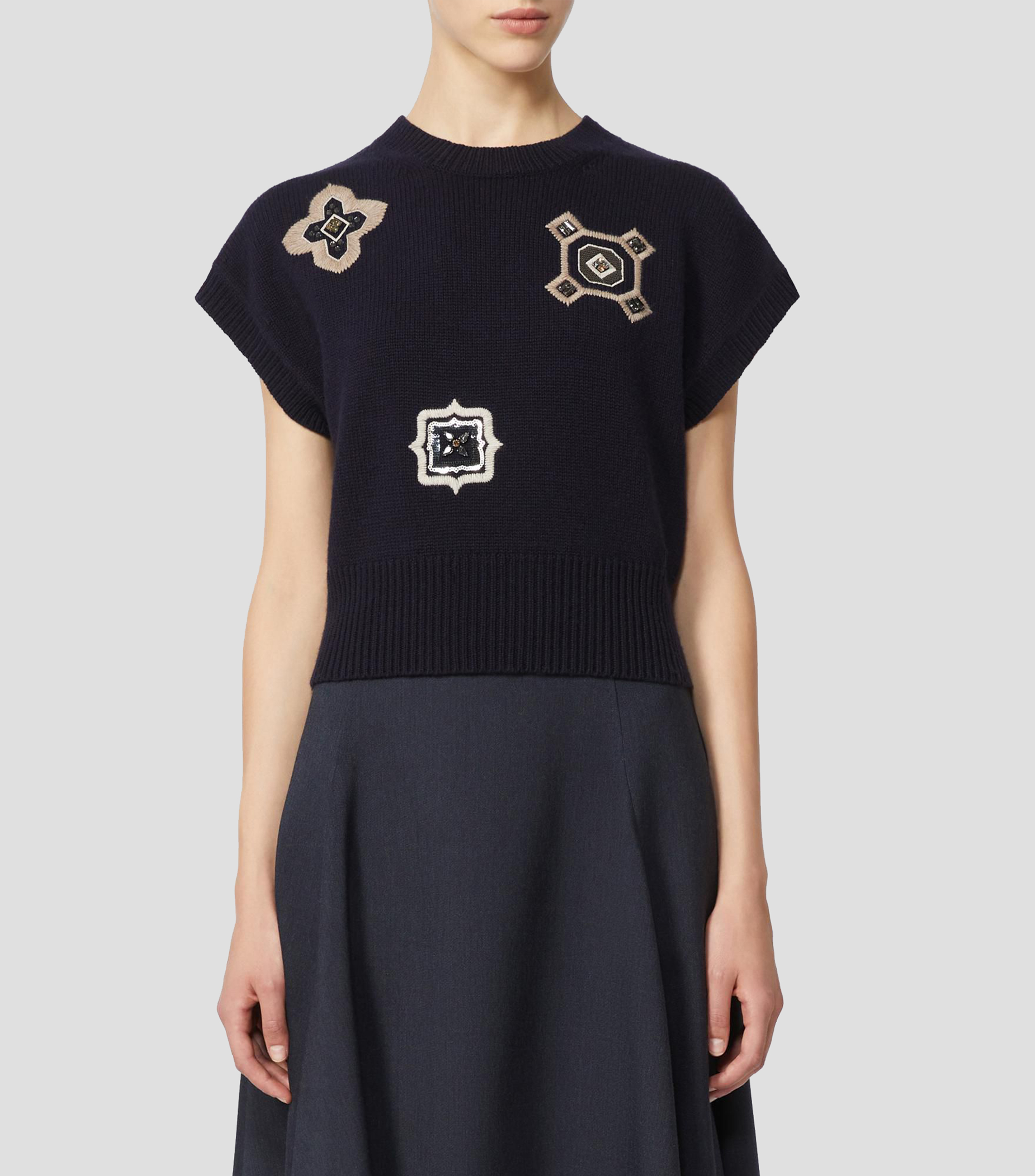 Blusa con diseño fantasía manga corta Mujer